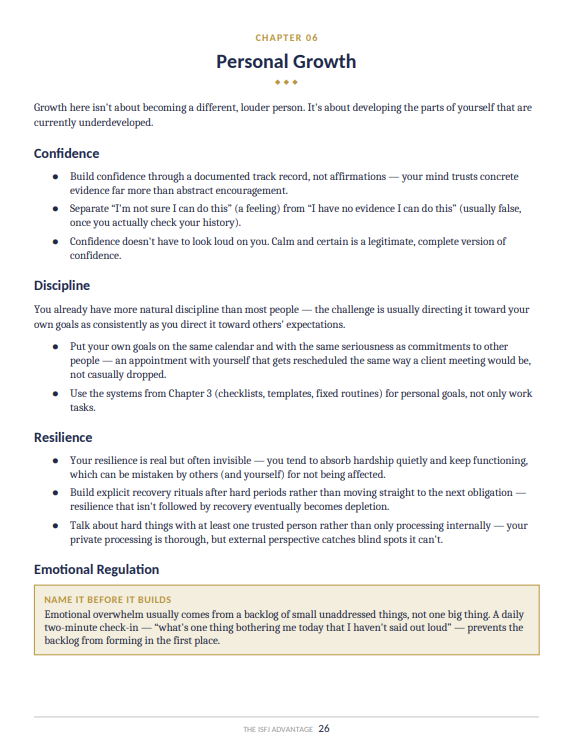 Chapter 6 preview: Personal Growth